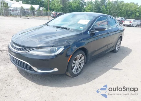 2015 Chrysler 200 Limited z USA, uszkodzony, nr VIN 1C3CCCAB1FN611418